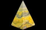 Polished Bumblebee Jasper Pyramid - Indonesia #114999-1